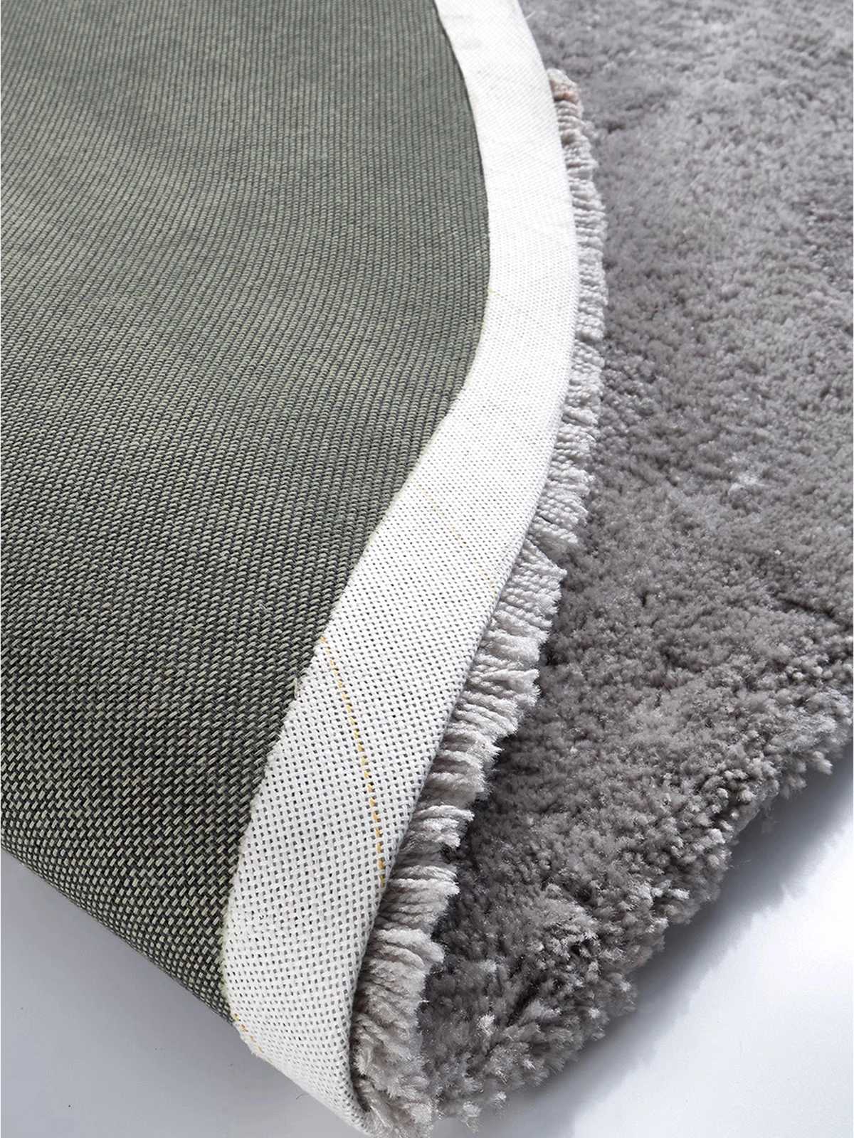 Non-Slip Cotton Backing Gray Rug – Durable and Secure Design