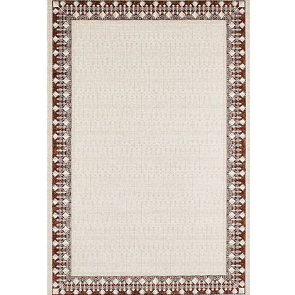 Verona Beige Red Border Persian Rug
