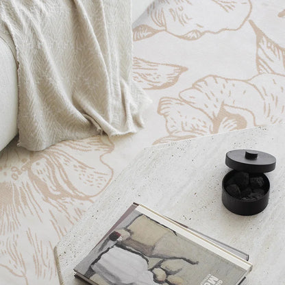 Tervannor® Tahoe Petal-Pattern Rug – Soft & Washable Area Rug