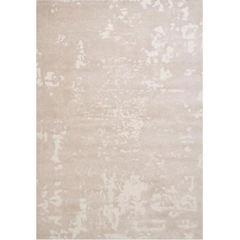 Full view of a beige modern rug with abstract patterns, perfect for contemporary living spaces #Texture_Mist