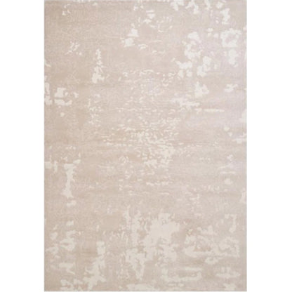 Full view of a beige modern rug with abstract patterns, perfect for contemporary living spaces #Texture_Mist