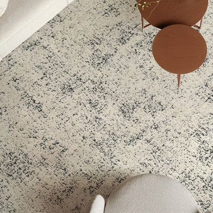 Siena Gray Beige Textured Wool Blend Rug