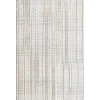Ivory cut and loop grid area rug shown in full flat layout with a clean neutral design