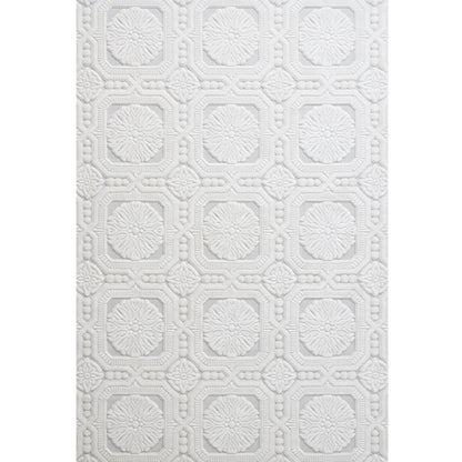 ivory-raised-medallion-geometric-area-rug-full-view